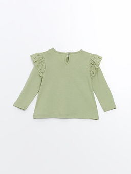 Bisiklet Yaka Basic K?z Bebek Bluz - Waikiki фото 2