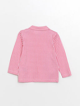 Polo Yaka Minnie Mouse Bask?l? K?sa Kollu K?z Bebek Pijama Tak?m - Waikiki фото 3