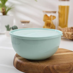 Цена за 2 шт. Салатник с крышкой Plastic Centre Galaxy, 2.5 л, пластик, МИКС