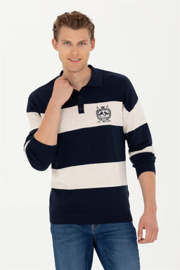 Мужской темно-синий свитер - U.s. polo assn фото 10