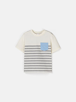 Футболка Тофу/Небо с карманом - Bungly фото 2