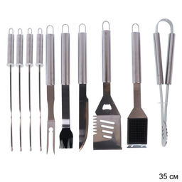 Набор для барбекю 10 предметов в чехле / YS-45 /уп 6/ - Галеонтрейд фото 8