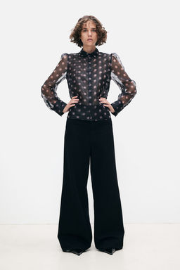 Vaquero bicolor de pernera ancha