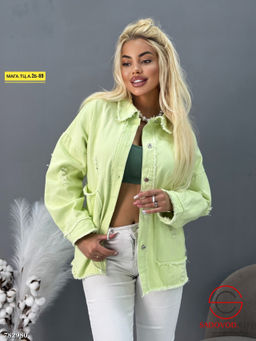 Джинсовая куртка женская