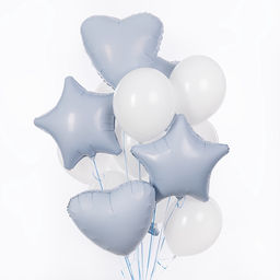 Воздушные шары фольгированные Сердце, 5 шт.