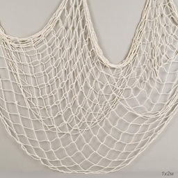 Цена за 1 шт. Сеть декоративная 1х2 м бежевый / F330 /уп 100/без ракушек