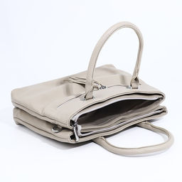 Сумка-тоут на молнии, 2 наружных кармана, цвет серый - Simaland фото 7