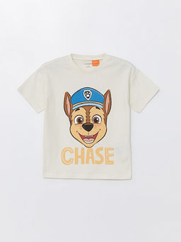 Bisiklet Yaka Paw Patrol Bask?l? Erkek Bebek Ti??rt ve ?ort 2li Tak?m - Waikiki фото 2