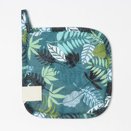 Набор кух. Этель Папоротник: варежка 20х28 см, прихватка 19х19 см, 80% хл, 20% пэ  фото 6