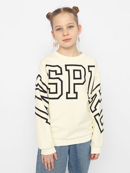 CRB wear/CSJG 63484-21-356 Джемпер для девочки,экрю/Ex.Cherubino