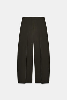 PANTAL?N WIDE LEG ZW COLLECTION / Verde - Zara фото 7