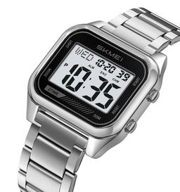 Часы наручные Skmei мужские электронные спортивные 2478silver-white