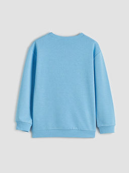 Bisiklet Yaka Manchester City Bask?l? Erkek ?ocuk Sweatshirt