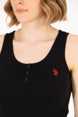 Женская черная футболка Basic - U.s. polo assn фото 14