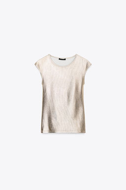 METALLIC T-SHIRT - Zara фото 10