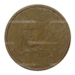 Монета 2 евроцента 2004 года Франция