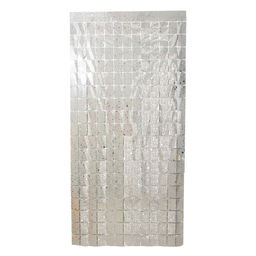 Праздничный занавес Звёзды, р. 200 х 100 см, белый