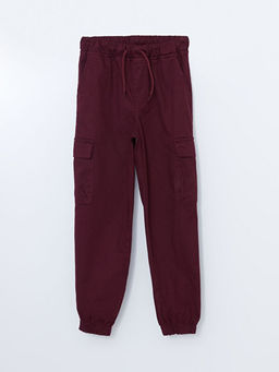 Beli Lastikli K?z ?ocuk Kargo Pantolon