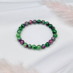 Браслет из Рубина в Цоизите - Радуга самоцветов фото 2