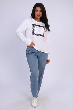 Футболка 55062 с дл. рукавом - Натали фото 4