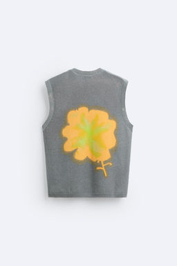 SPRAY PRINT KNIT VEST - Zara фото 8