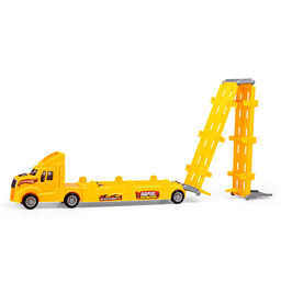 Машина "Автовоз" (цвет желтый) 4 машины в комплекте, в коробке