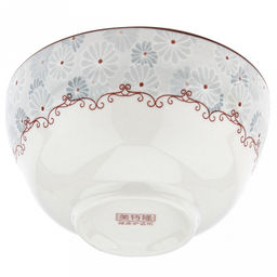 "Классика" Пиала фарфоровая 500мл, д12,6х7,1см, с деколью, отводка (Китай)