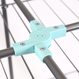 Сушилка для белья напольная вертикальная (БЕЛАЯ) (70*70*1310) арт. СБВ1/Б