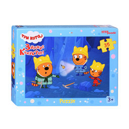 Пазлы 35 "Три кота. Зимние каникулы" (АО "СТС")