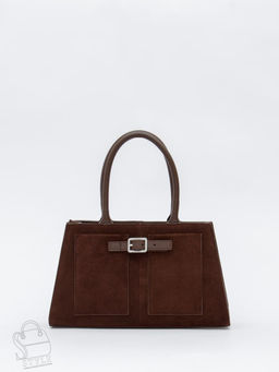 Сумка женская кожаная 990189NN coffee Natale Navetta