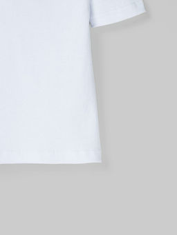 Бадлон с коротким рукавом Белый 7+ - Bungly фото 4