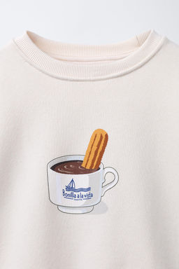 BONILLA A LA VISTA ® X ZARA PRINTED SWEATSHIRT  фото 3