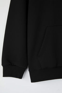 Siyah-Gri 2li Pamuklu Regular Basic Erkek Cocuk Orme Sweatshirt TKDAW26SW00055 - Trendyolmilla фото 9