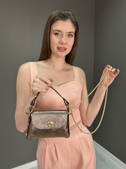 Сумка женская из телячьей кожи