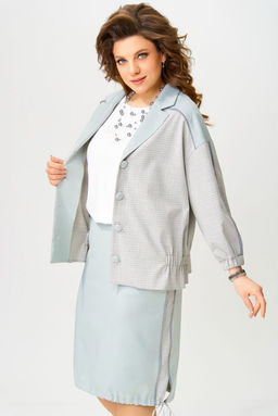 Костюм FITA 4031 серо-мятный