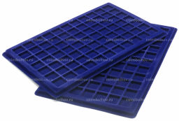 Планшет для 77 монет диаметром 22 мм (упаковка 2 штуки) Синий LEUCHTTURM 325424