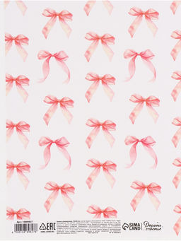Цена за 10 шт. Бумага упаковочная глянцевая «Бантики», 50 × 70 см
