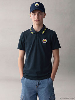 Polo Yaka Fenerbah?e Bask?l? Erkek ?ocuk Ti??rt