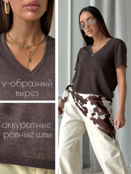 Футболка паутинка полупрозрачная - Binita фото 14