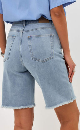 Шорты джинс F512-0908 l.blue