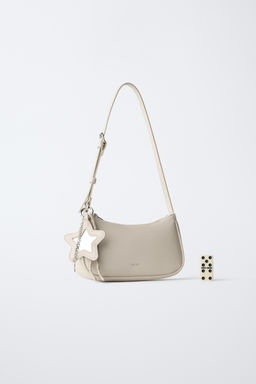 BOLSO HOMBRO CHARM / Blanco - Zara фото 6