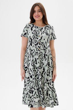 Платье женское из кулирки Кармелита 2 палитра мята - Амадэль фото 11