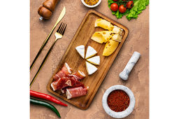 Поднос сервировочный 30*15*2 см, прямоугольный, акация