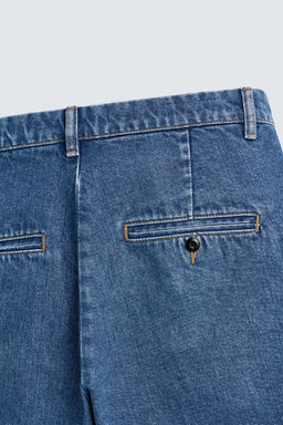 BERMUDA CHINO DENIM / Azul medio
