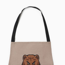 Фартук Доляна. Настоящий защитник, 70?60 см, рогожка,100% хлопок, 160 г/м?