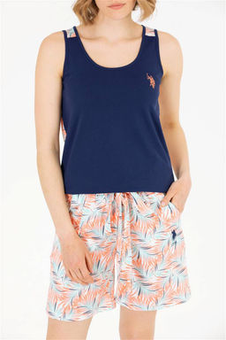 Женский темно-синий пижамный комплект Неожиданная скидка в корзине - U.s. polo assn фото 6