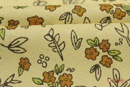 Плательный хлопок Есения цв.светло-горчичный, ш.1.44м, хлопок-100%, 115гр/м.кв - Купава фото 6