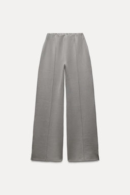 INTERLOCK KNIT TROUSERS WITH VENTS - Zara фото 21