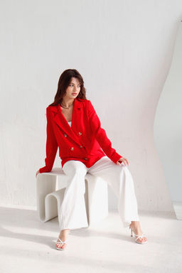 Двубортный жакет с английским воротником - Martichelli фото 38