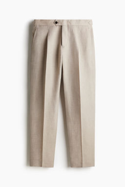 Pantal?n de traje en mezcla de lana Regular Fit